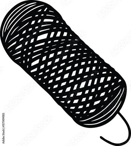 twine on white background.eps
