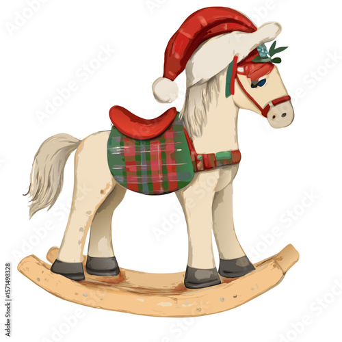 Red Green Plaid Christmas png transparent background