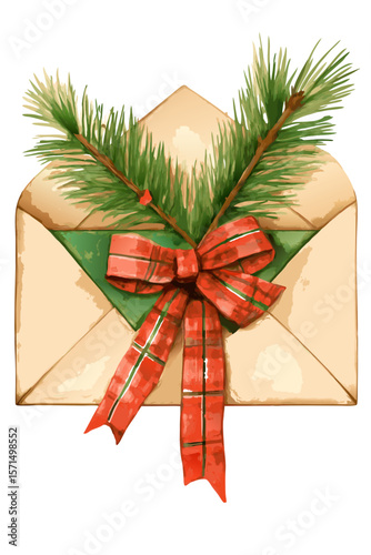 Red Green Plaid Christmas png transparent background