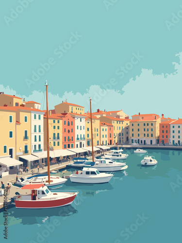 Marseille, France – vibrant Old Port (Vieux-Port) with colorful boats and historic buildings