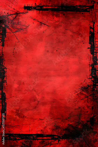 Red grunge textured background.