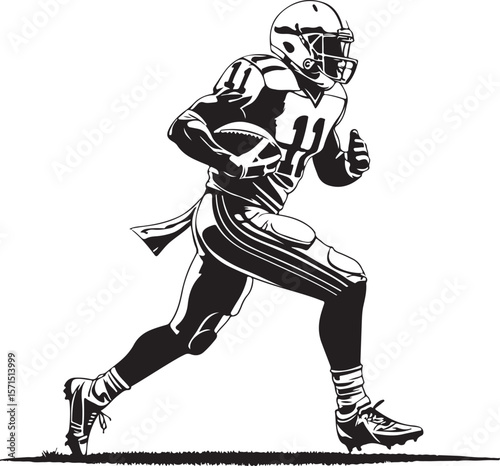 Cricket Batsman Action Pose Art


