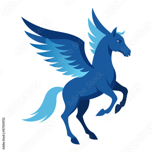vector illustration of a horse