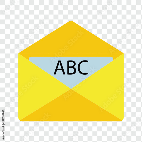 Set of mail envelope icon. E-mail icon, sign of an incoming unopened message. Vector illustration. eps 10