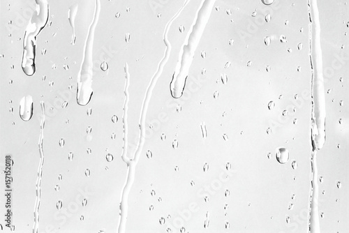 Obraz na plátně Water png texture, rain overlay, transparent background