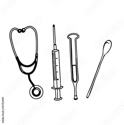 set of medical instruments