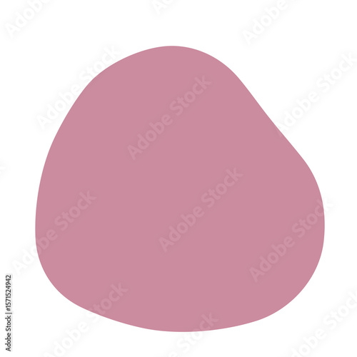 Colorful Liquid Shape Icons – Abstract Rounded Pink Blob for Modern Design