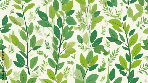 Fresh growing green tree leaves in spring







