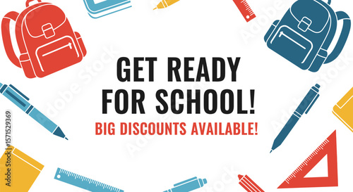 Back to school sale shop now for discounts on school supplies and backpacks