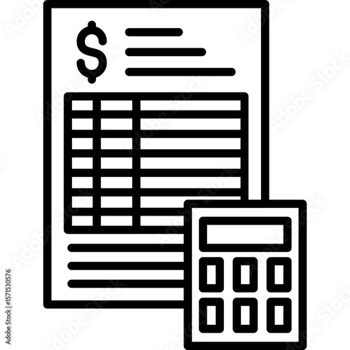 Bank Statement Icon