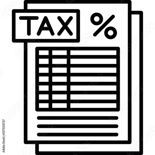 Tax Form Icon