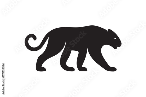 Tiger silhouette.