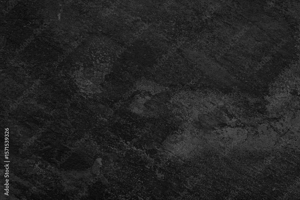 Naklejka premium Luxury Charcoal Black Rock Surface. Grunge Marble Concrete Backdrop
