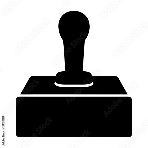 Retro arcade gaming joystick for interactive entertainment and nostalgic experience