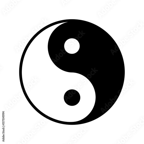 The Yin and Yang Symbol Depicts Interconnectedness and Duality within the Universe