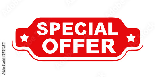 Free Tag Red | Special Offer Icon | Sticker | Deal Label | Variations
