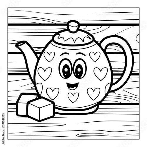 hand drawn vector illustration of coloring pages