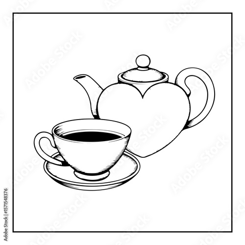 hand drawn vector illustration of coloring pages