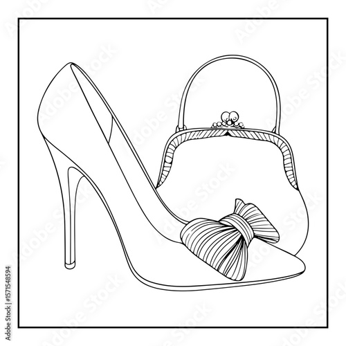 hand drawn vector illustration of coloring pages