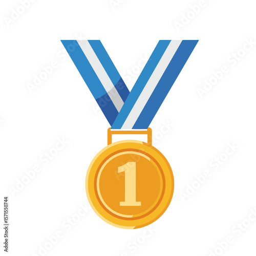 A gold medal for a sports champion