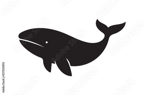 Whale silhouette.