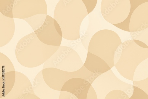 Organic beige blobs background with abstract shapes
