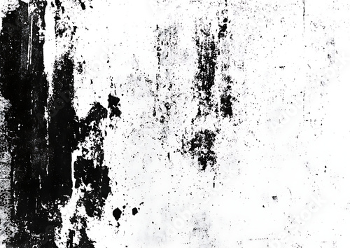 Wallpaper Mural Abstract grunge texture background, monochrome white and black vector illustration with dust grain noise and scratches for design template in white color isolated on white background. Torontodigital.ca