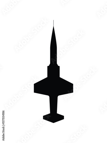 Obraz na plátně F-104 Starfighter fighter jet icon