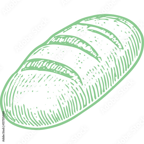 Freshly Baked Artisan Bread Loaf