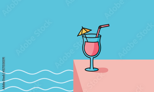 cocktail on the beach
