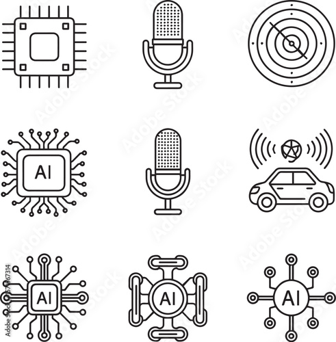 Microphones artificial intelligence chips and self driving car audio recording
