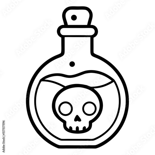 Fantasy Gaming Sword and Potion Icon Set