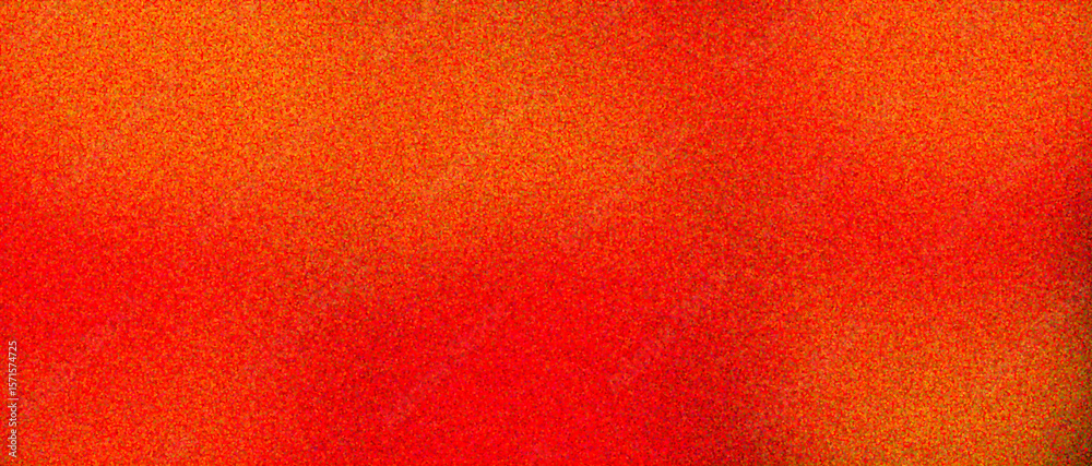 Fototapeta premium Vibrant orange texture displays a gradient pattern with deep reds and bright yellows in a textured abstract.