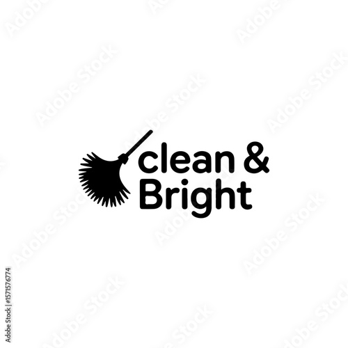 Home cleaning logo vector design