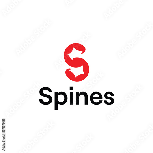 S letter minimal logo design