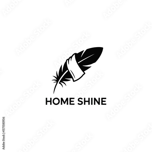 Home cleaning logo vector design