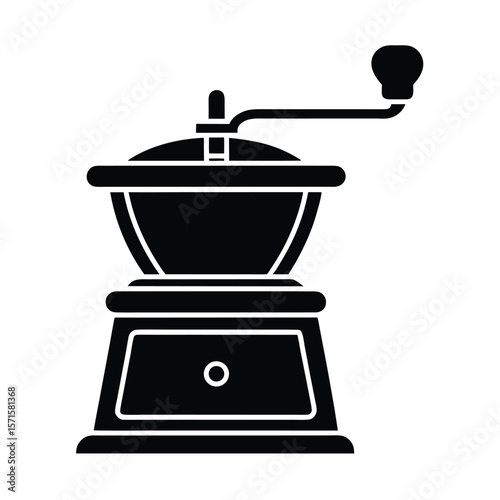Minimal vector of a coffee grinder