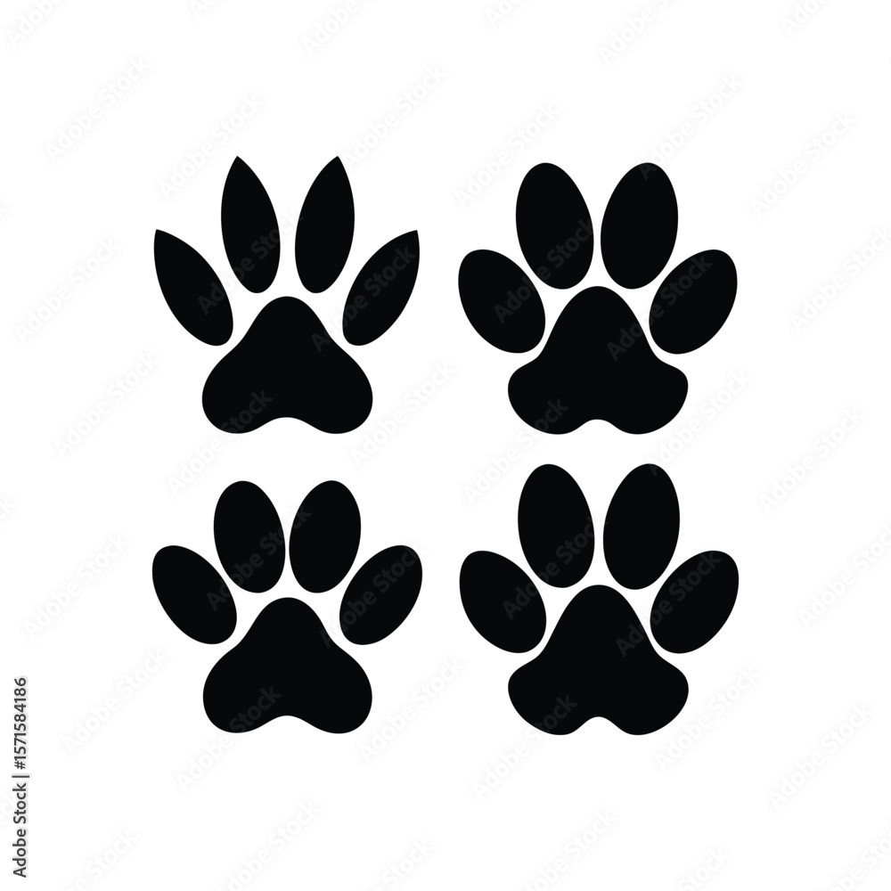 Fototapeta premium animal paw print
