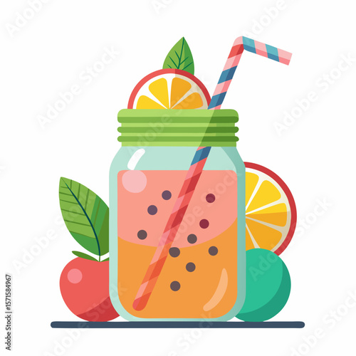 cocktail with fruit