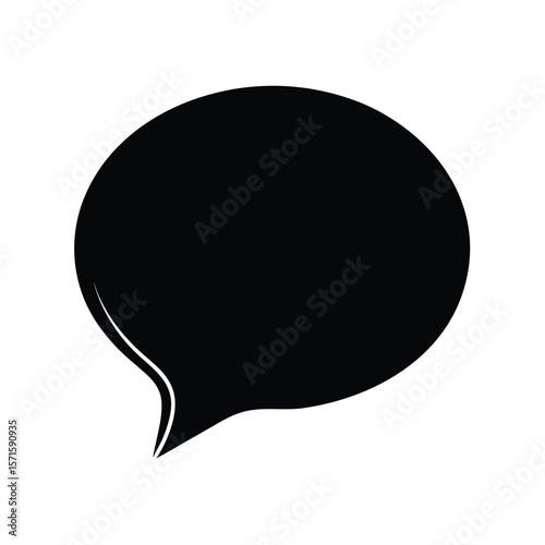 Golden Speech Bubble Face Icon Vector Illustration