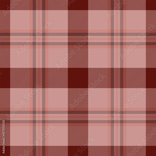 Elegant blush pink and burgundy plaid pattern.  Perfect for textile design, apparel, home decor, or website backgrounds.