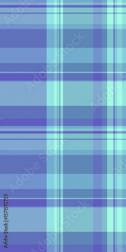 Beautiful vector pattern check, occupation plaid fabric background. Rag tartan textile seamless texture in indigo and blue colors.