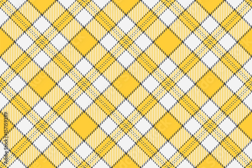 Vibrant yellow and white plaid pattern.  Perfect for textile design, website backgrounds, or seasonal projects.  This cheerful, geometric design evokes feelings of warmth and optimism.