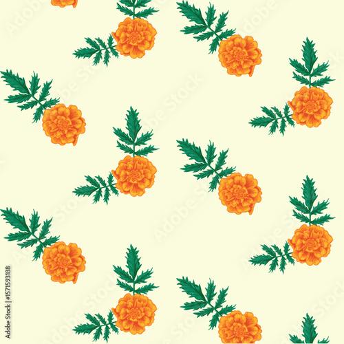 fondo flor de cempasuchil día de muertos