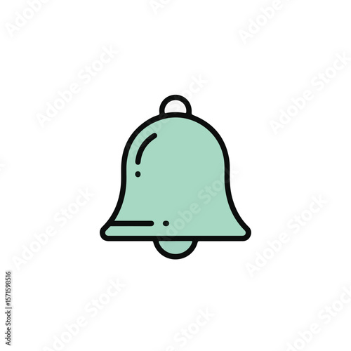 A Simple and Elegant Bell Icon.