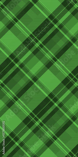 Wool vector fabric texture, fit pattern textile seamless. Frame tartan background check plaid in green and dark colors.