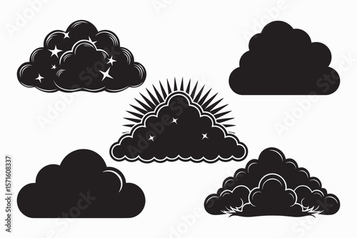 cloud icon vector art