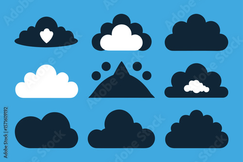 cloud icon vector art