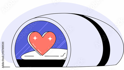 Love Heart in Vector Illustration
Vector Artwork of a Heart Symbolizing Love
Affectionate Design: Love Heart in Vector Art