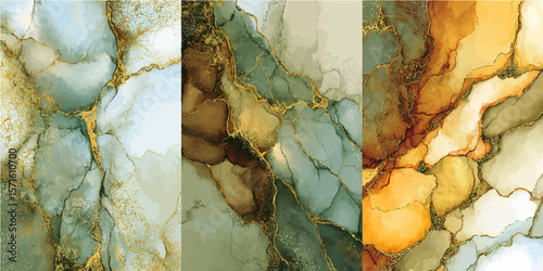 a colorful formations of rocks stacked over the hundreds of years. Marble ink abstract art from exquisite original painting for abstract background .	